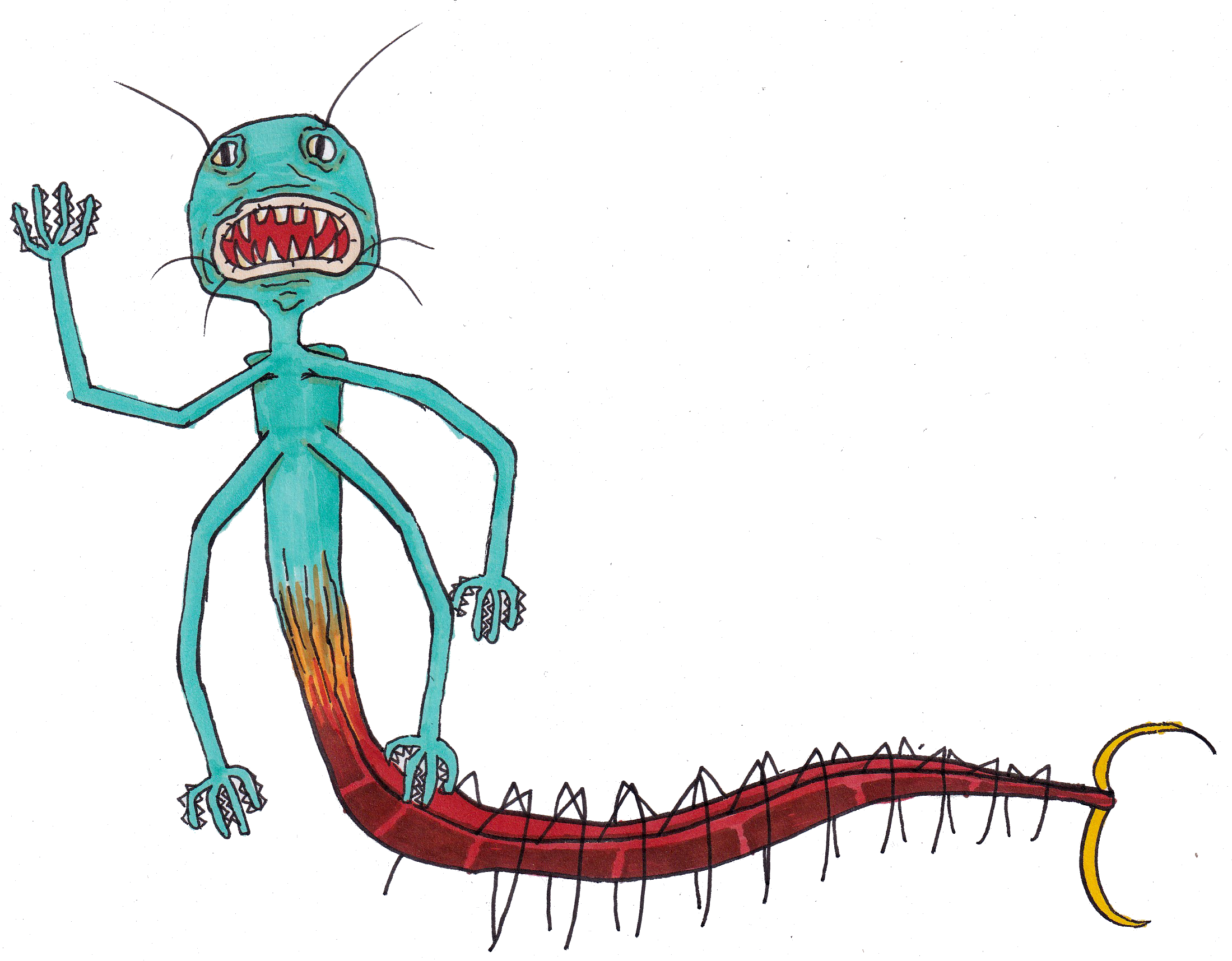 秘鲁巨人蜈蚣卡通图片
